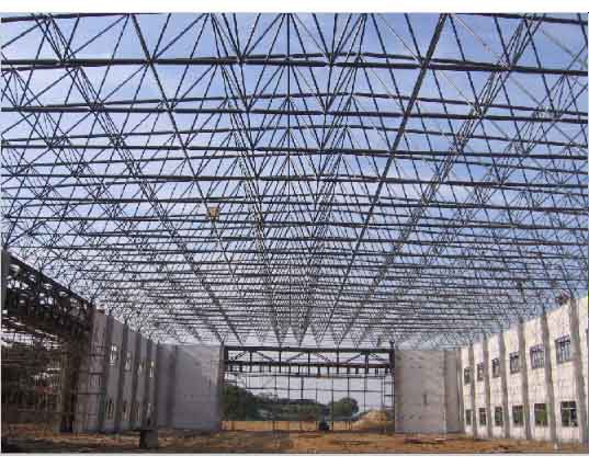 侯马湖南长沙5712飞机库网架工程