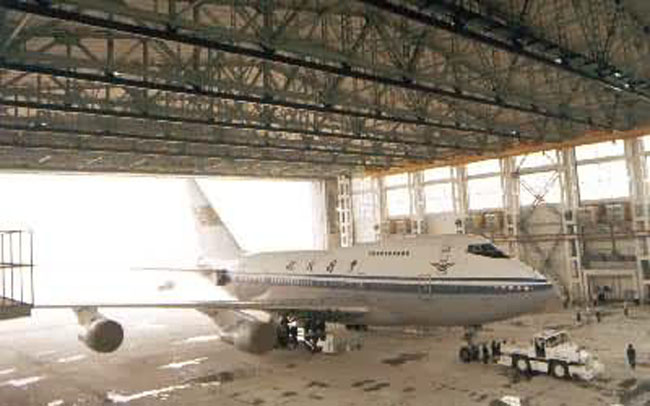 侯马机库网架工程